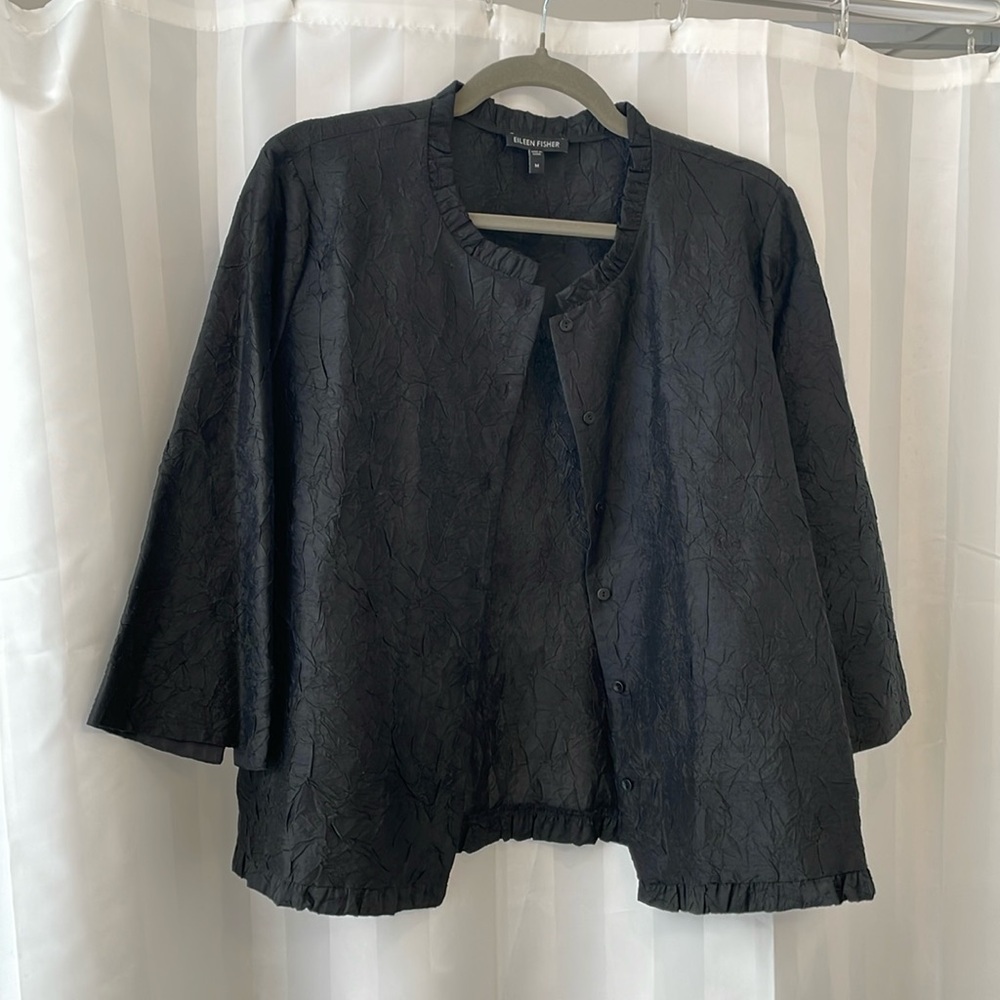 Eileen Fisher silk jacket
